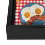 Moody breakfast :( Framed Canvas Print Gallery Image 3