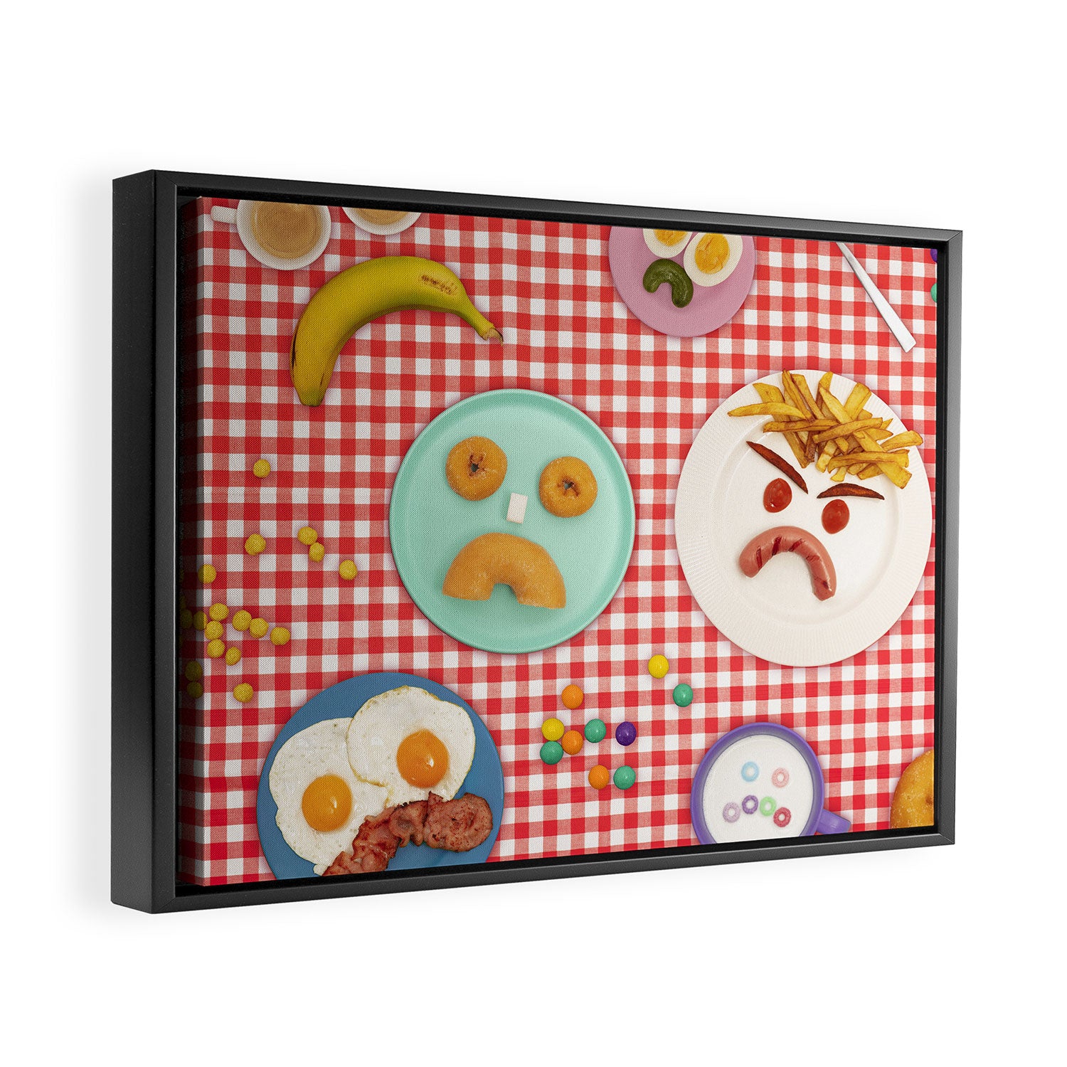Moody breakfast :( Framed Canvas Print Gallery Image 2