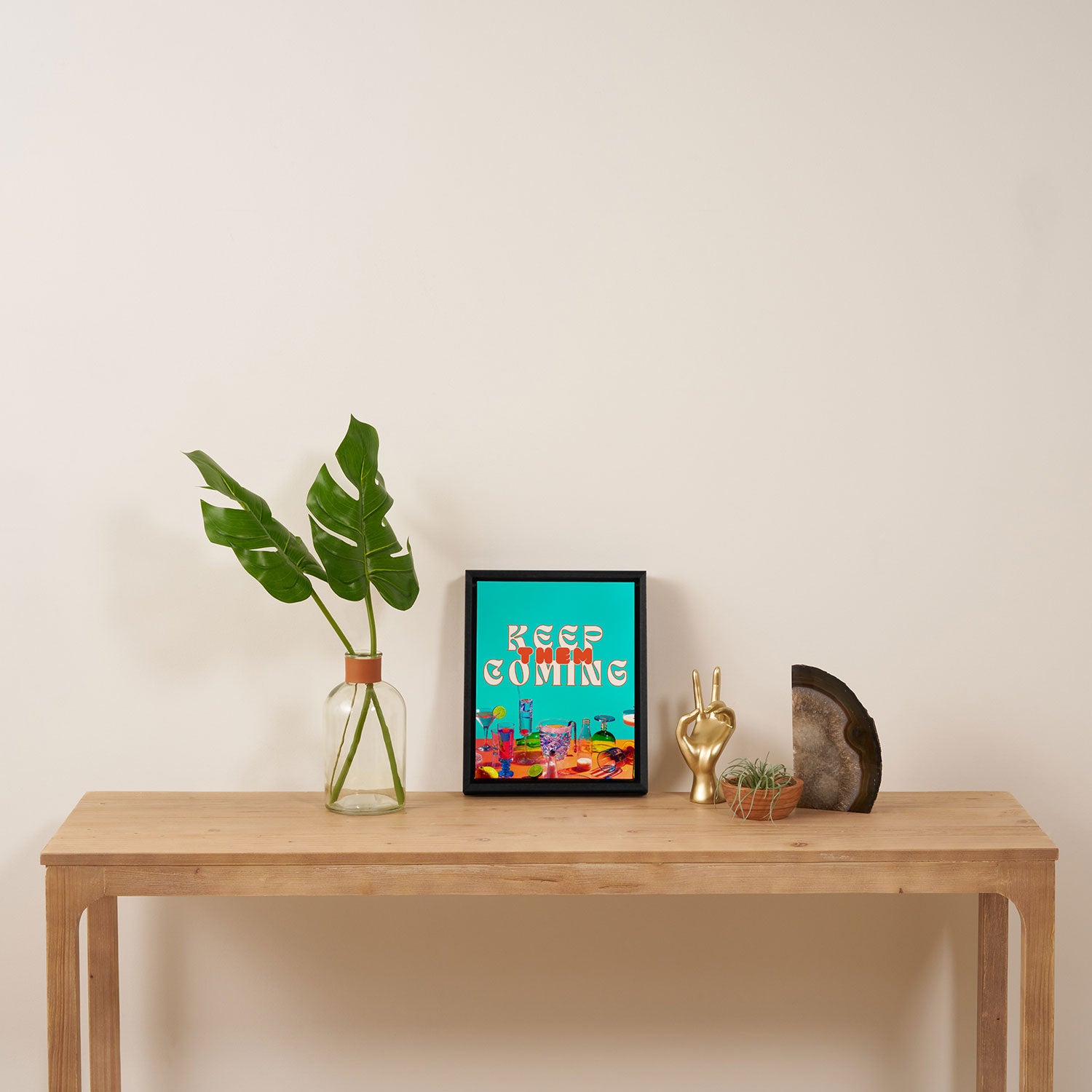 Open bar Framed Canvas Print Gallery Image 4