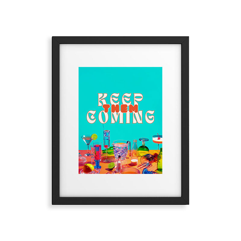 Open bar Framed Art Print Gallery Image 4