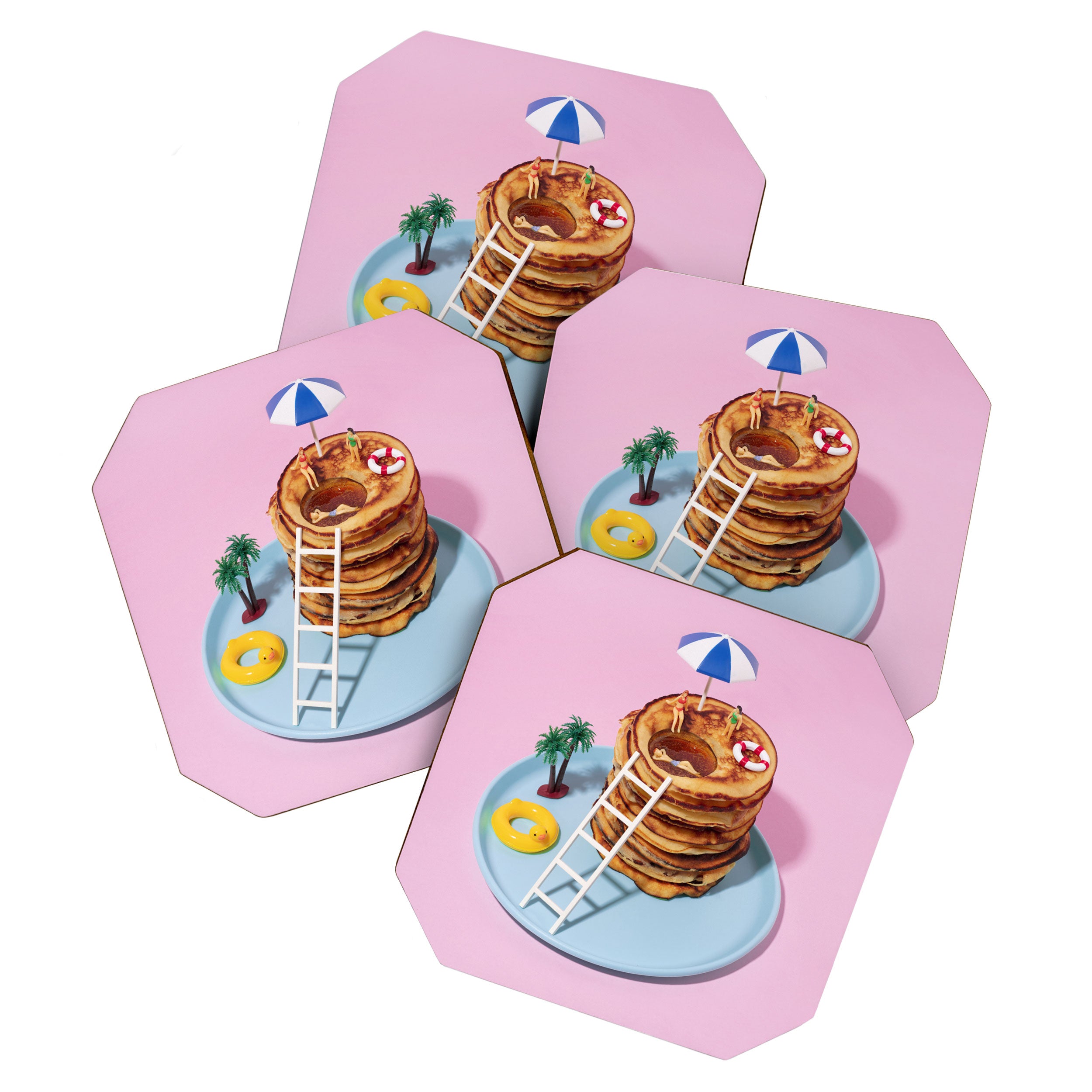 Pancakes pool Coaster Gallery Image 1