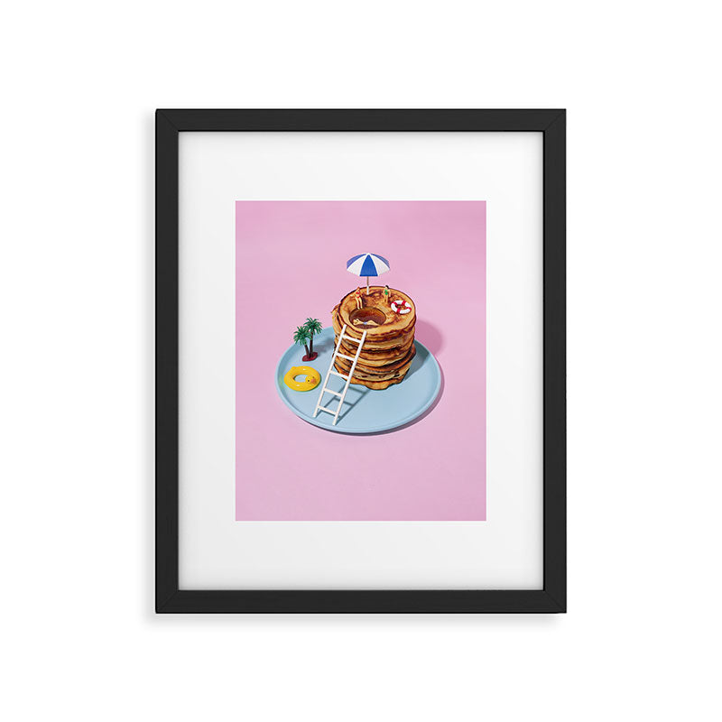 Pancakes pool Framed Art Print Gallery Image 6