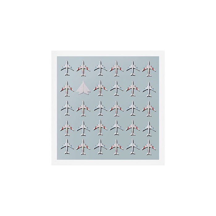 Paper plane Art Print Gallery Image 1