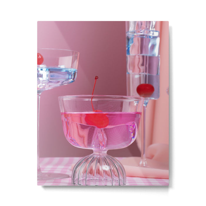 Pink party Metal Print Gallery Image 1