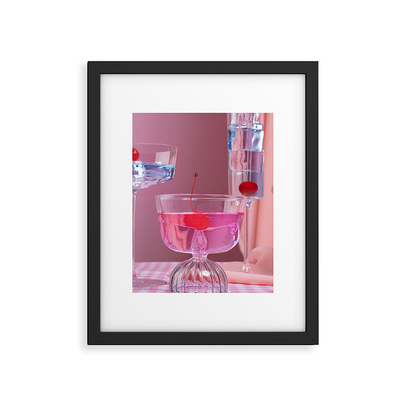 Pink party Framed Art Print Gallery Image 5