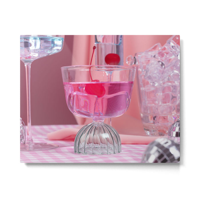 Pink Party2 Metal Print Gallery Image 1