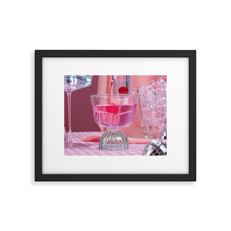 Pink Party2 Framed Art Print Gallery Image 5