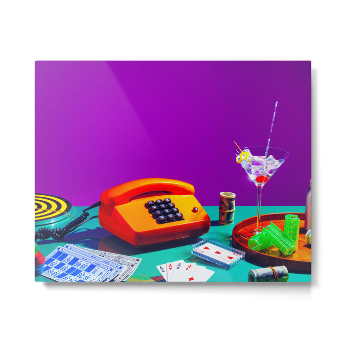 Professional bingo player Metal Print Gallery Image 1
