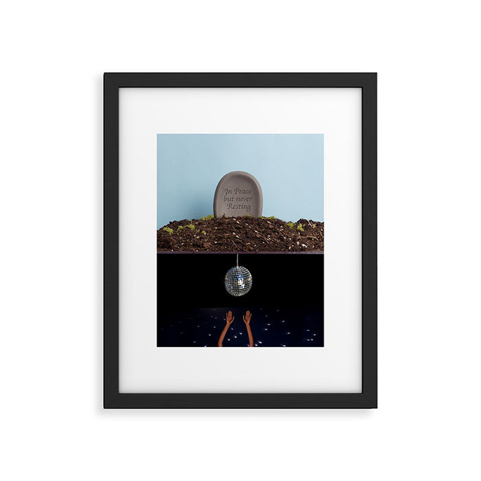 R.I.P Framed Art Print Gallery Image 1