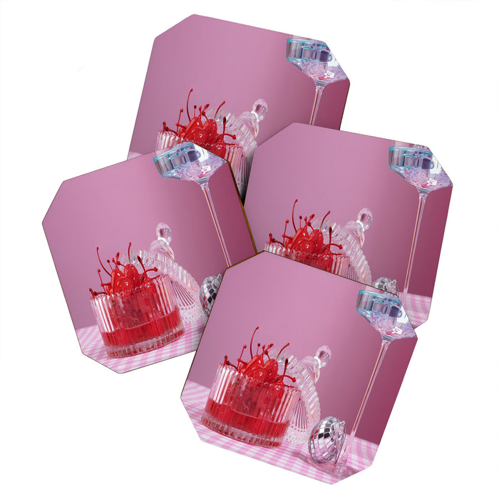 The cherries party Coaster Gallery Image 1