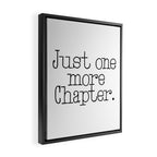 Just one more chapter Framed Canvas Print Gallery Image 2