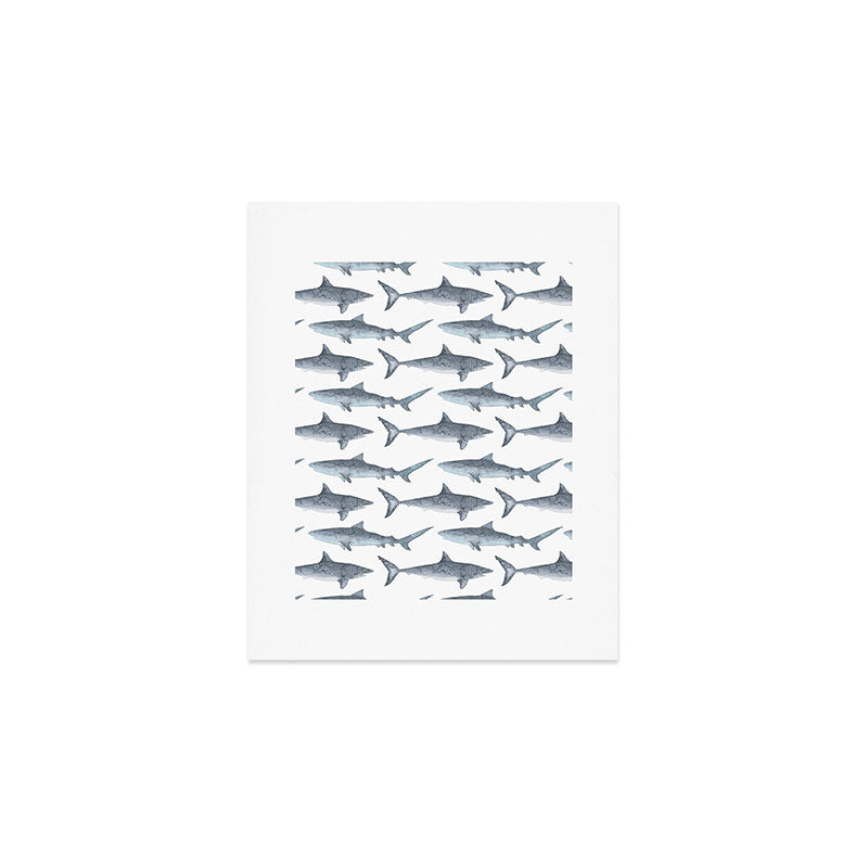 Sharks Art Print Gallery Image 1