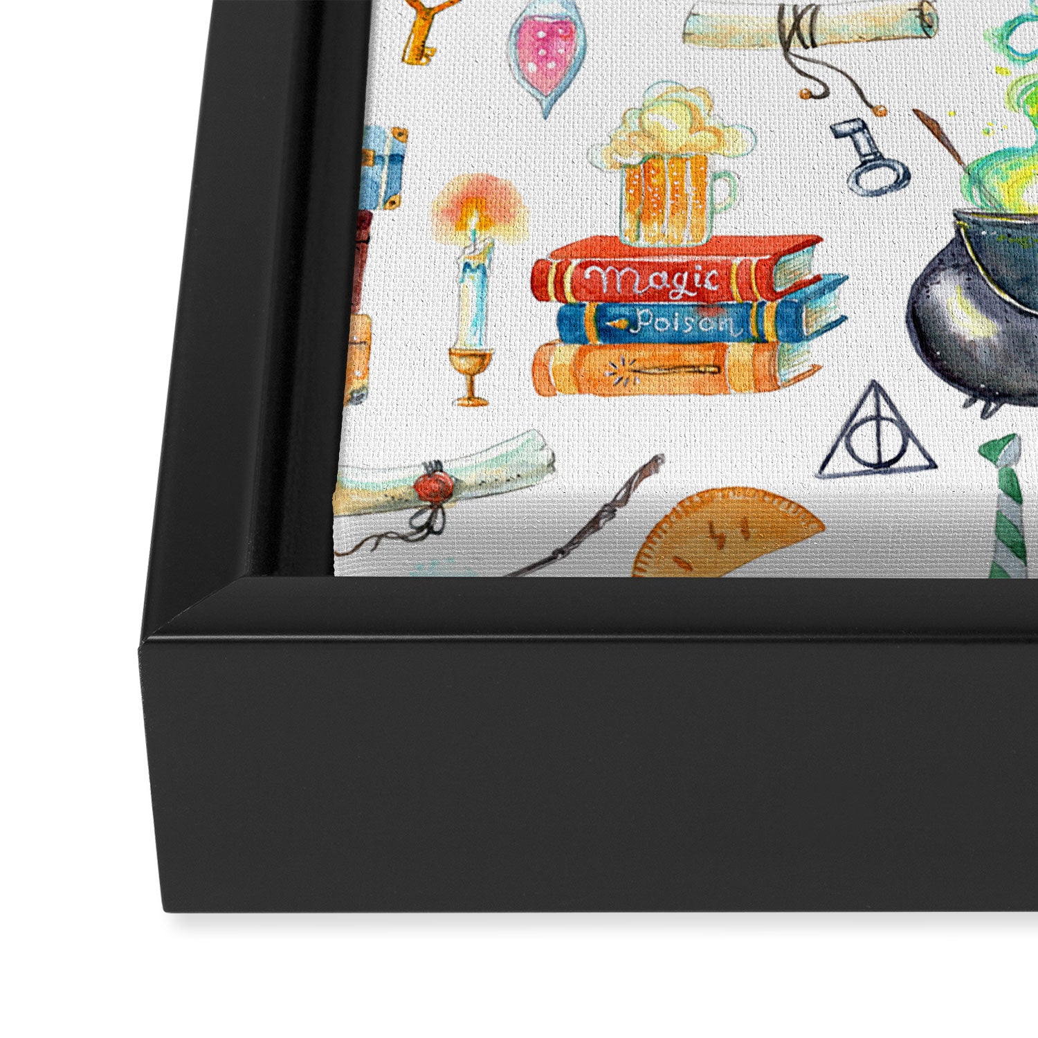 Wizard School Framed Canvas Print Gallery Image 3