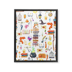 Wizard School Framed Canvas Print Gallery Image 8