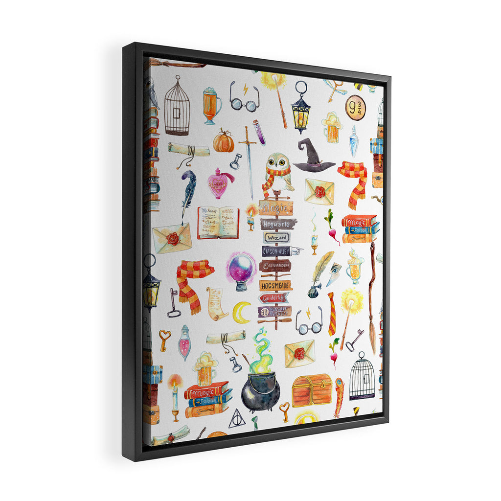 Wizard School Framed Canvas Print Gallery Image 2