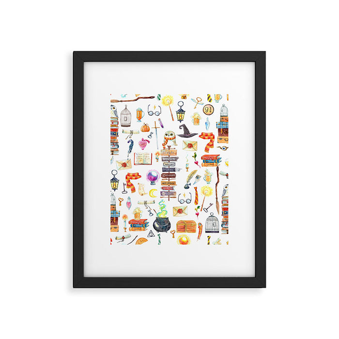 Wizard School Framed Art Print Gallery Image 1