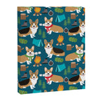 Corgi camping marshmallow roasting corgis outdoors nature dog lovers Canvas Print Gallery Image 8