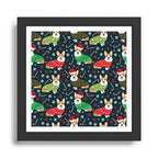 Corgi christmas sweater ugly sweater party with welsh corgis dog lovers dream christmas Framed Art Print Gallery Image 1