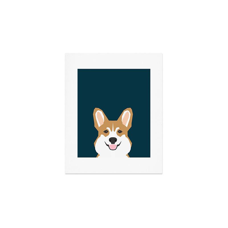 Teagan - Corgi Welsh Corgi gift phone case design for pet lovers and dog people Art Print Gallery Image 1