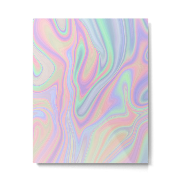 Liquid Colorful Abstract Rainbow Paint Metal Print Gallery Image 1