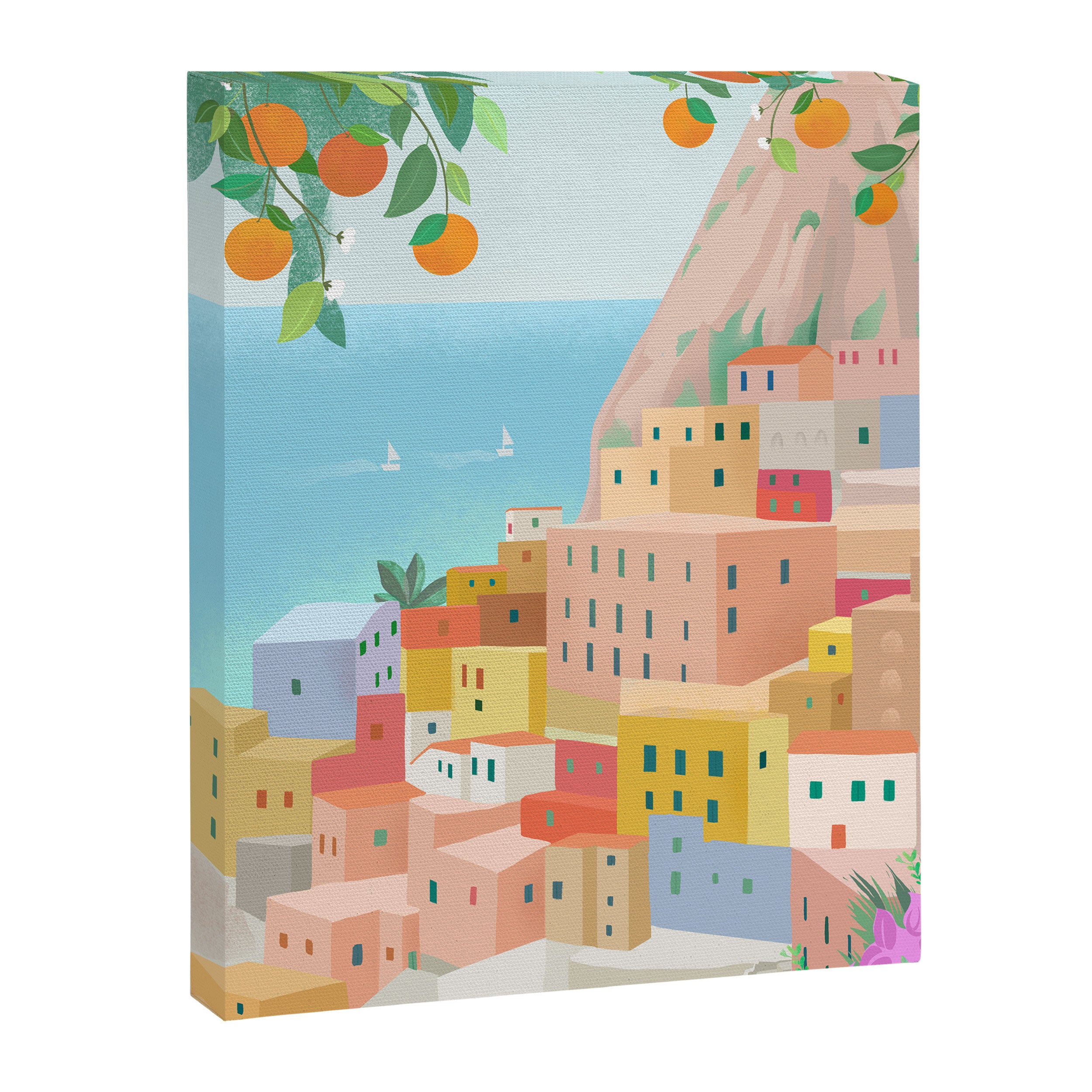 Amalfi Coast, Italy Canvas Print Gallery Image 6