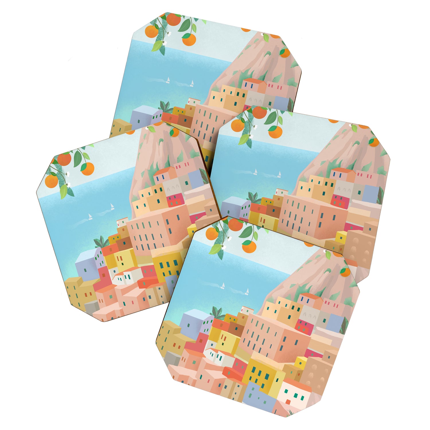 Amalfi Coast, Italy Coaster Gallery Image 1