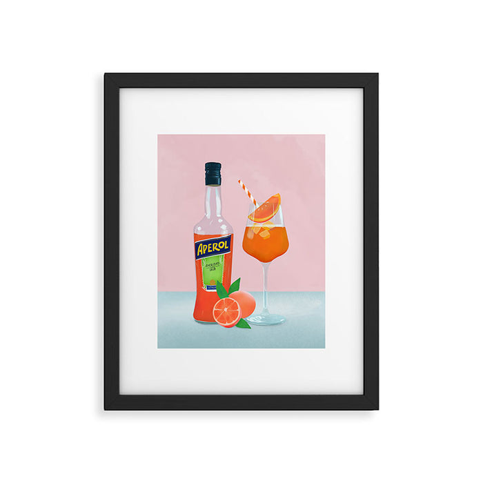 Aperol Spritz Framed Art Print Gallery Image 1