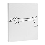 Picasso's sausage dog Canvas Print Gallery Image 6
