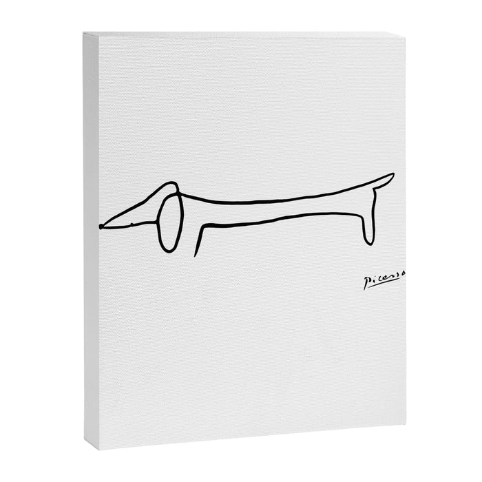 Picasso's sausage dog Canvas Print Gallery Image 1