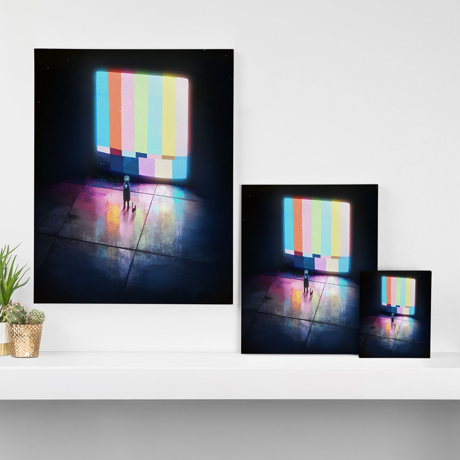 No Signal Canvas Print Gallery Image 3