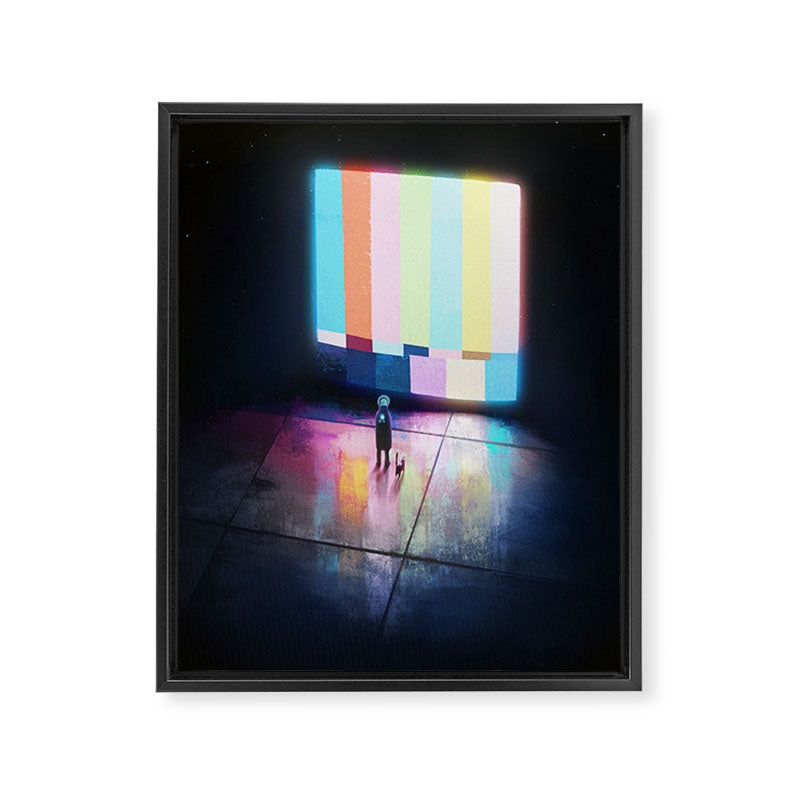 No Signal Framed Canvas Print Gallery Image 8