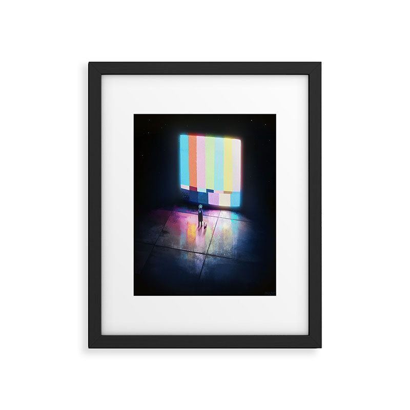 No Signal Framed Art Print Gallery Image 6