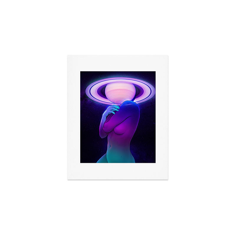 Saturn Head (Censored version) Art Print Gallery Image 1