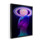 Saturn Head (Censored version) Framed Canvas Print Gallery Image 2
