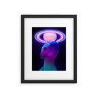 Saturn Head (Censored version) Framed Art Print Gallery Image 6