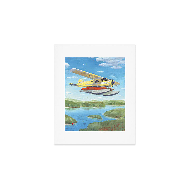 dehavilland beaver dhc-2 float plane Art Print Gallery Image 1