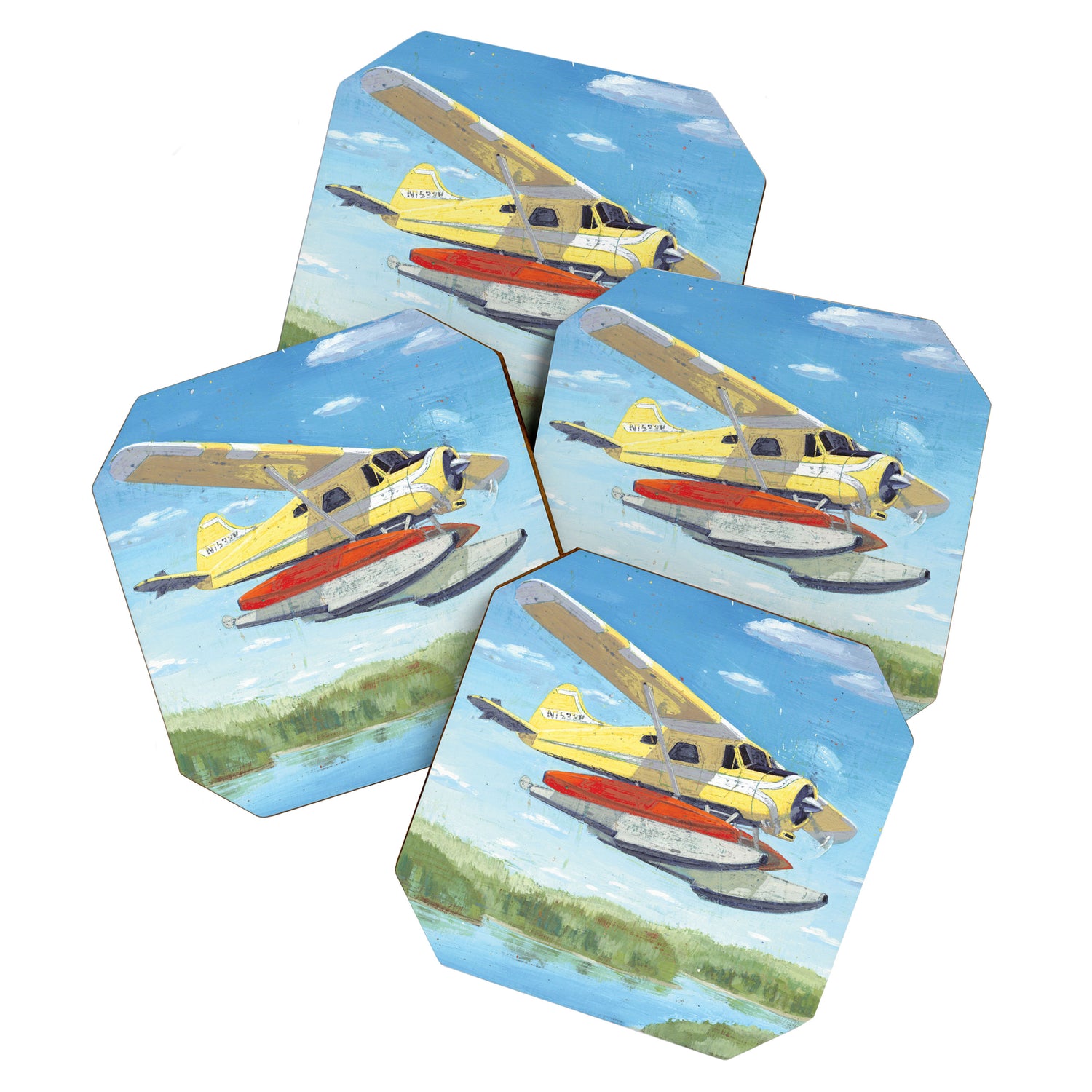 dehavilland beaver dhc-2 float plane Coaster Gallery Image 1
