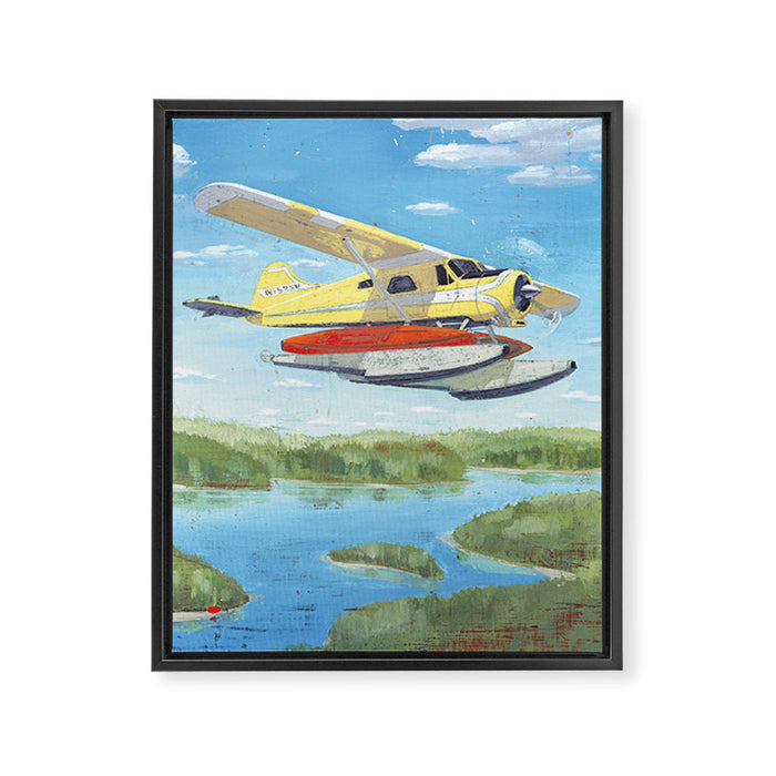 dehavilland beaver dhc-2 float plane Framed Canvas Print Gallery Image 1