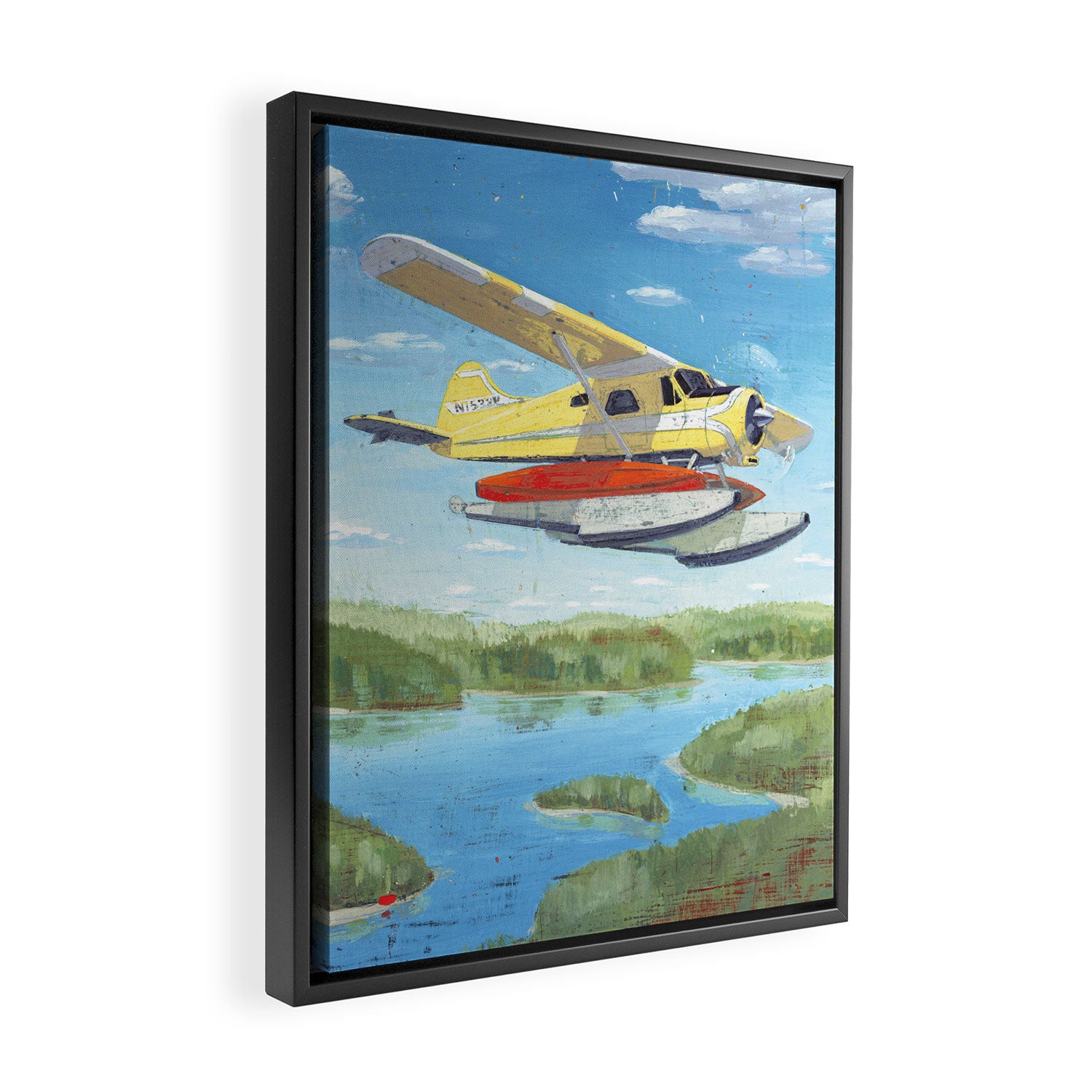 dehavilland beaver dhc-2 float plane Framed Canvas Print Gallery Image 2