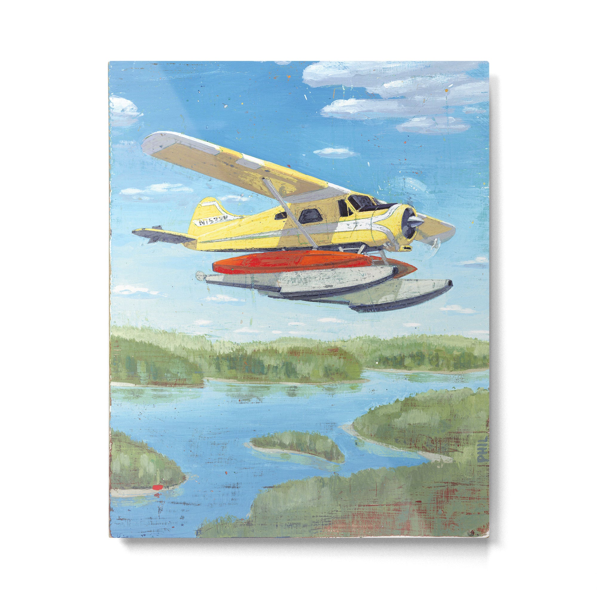 dehavilland beaver dhc-2 float plane Metal Print Gallery Image 6