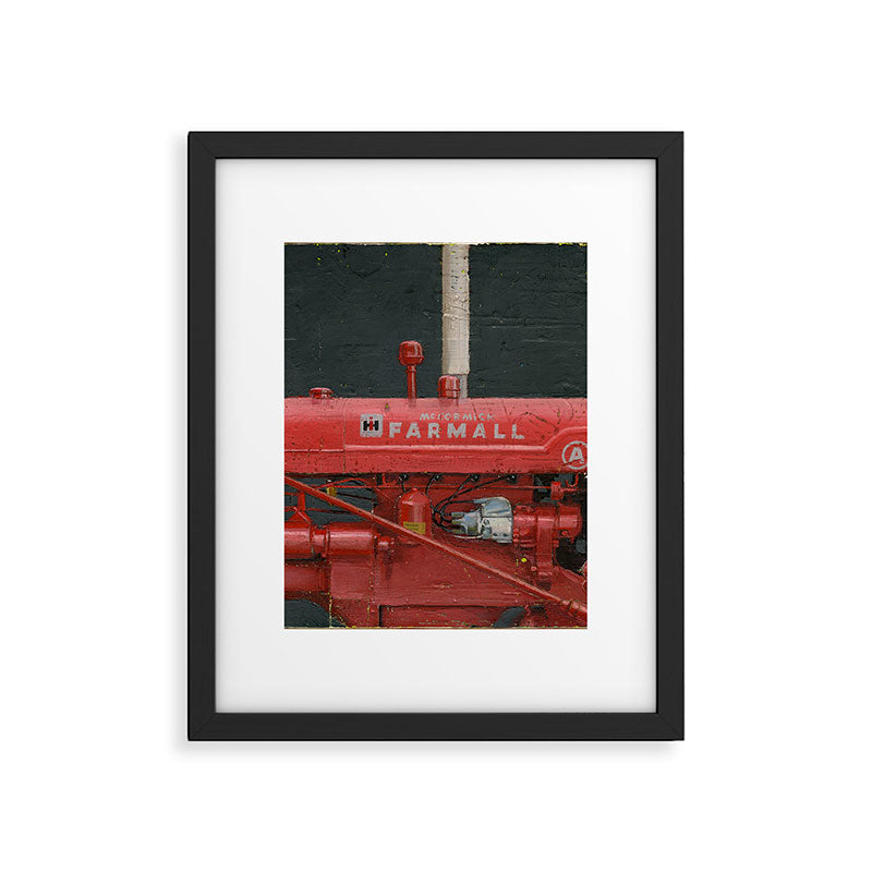 vintage IH farmall tractor series A Framed Art Print Gallery Image 6