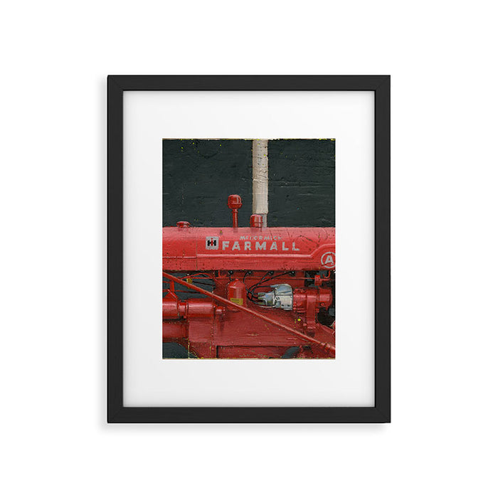 vintage IH farmall tractor series A Framed Art Print Gallery Image 1