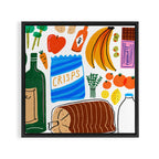 Food! Framed Canvas Print Gallery Image 3