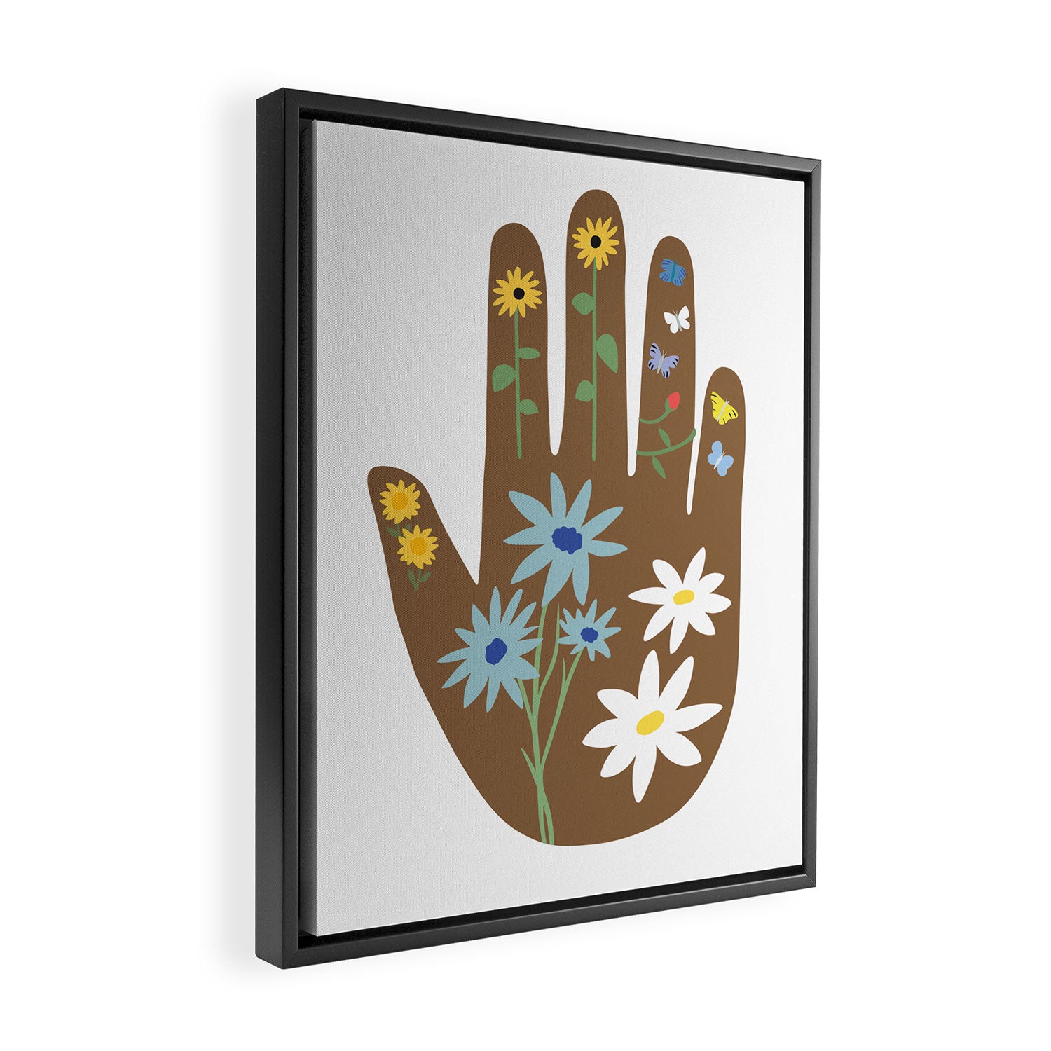 All the good things - left hand Framed Canvas Print Gallery Image 2