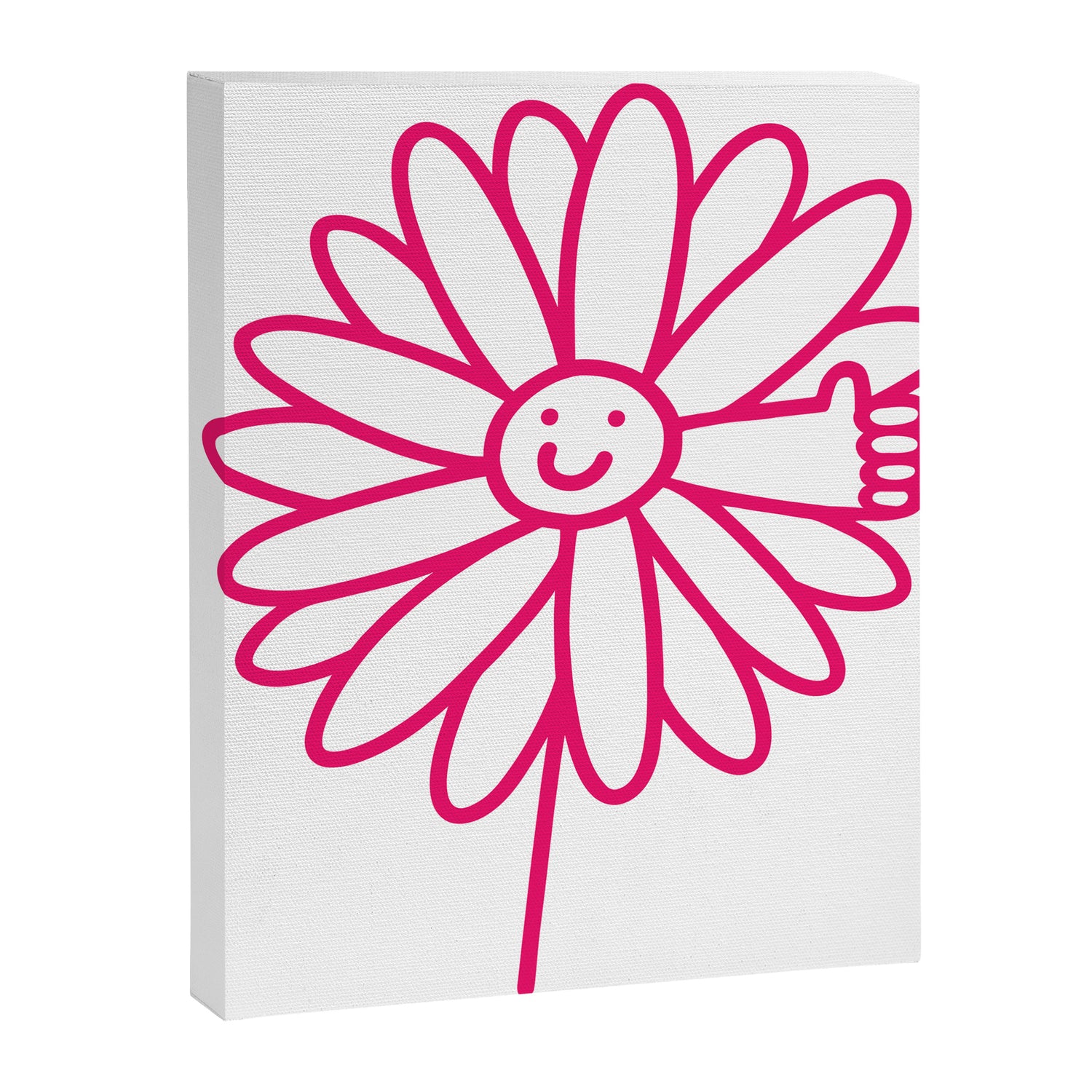 Flower Thumbs Up Canvas Print Gallery Image 8