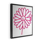 Flower Thumbs Up Framed Canvas Print Gallery Image 2