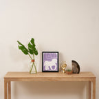 Love Horse Lilac Framed Canvas Print Gallery Image 4