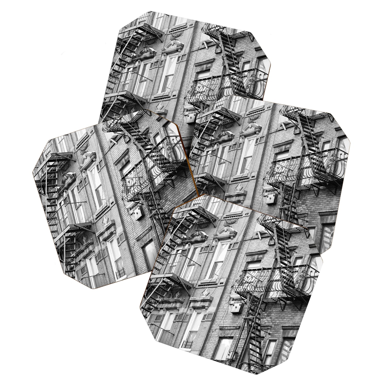 Architecture in NYC | Black and White Photography Coaster Gallery Image 1