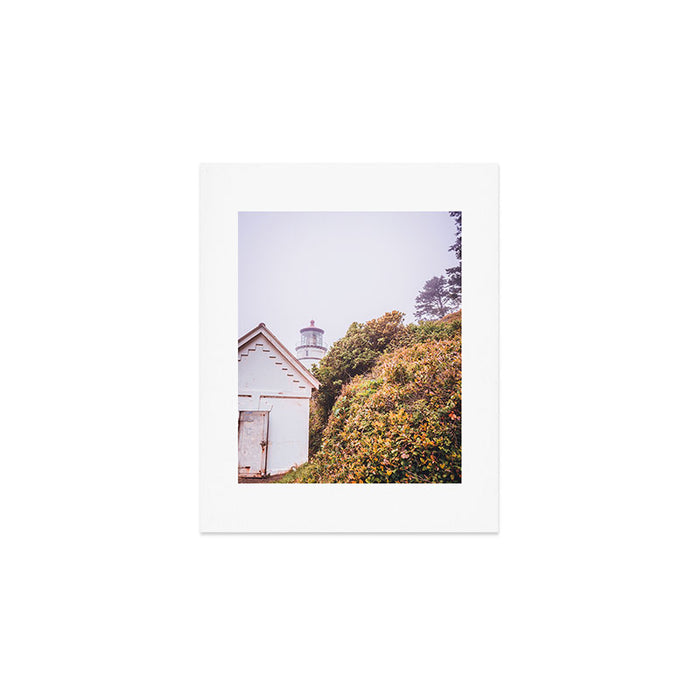 Lighthouse in the Fog | Heceta Head Oregon | Travel Photography in the PNW Art Print Gallery Image 1