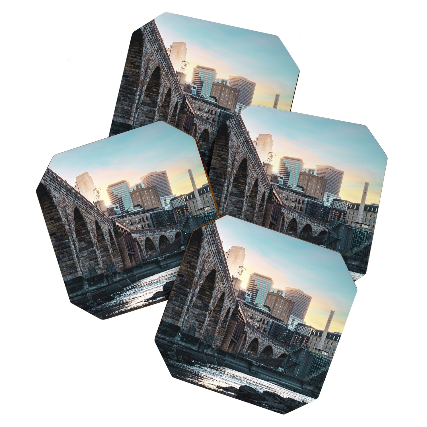Minneapolis Sunset Coaster Gallery Image 1